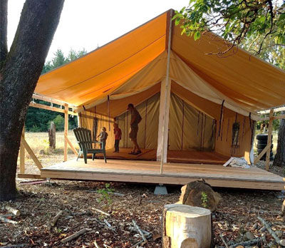 Yurt Customer Stories: Tent Living for a Family of Six