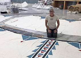 Colorado Yurt Earthworks Tipi Artist: Shauna Tewksbury